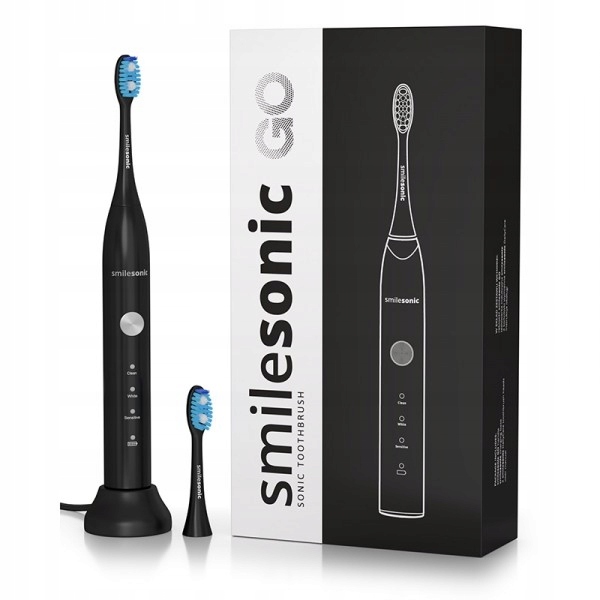 Sonická zubná kefka Smilesonic GO čierna